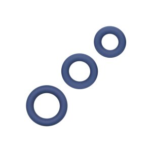 CalExotics Link Up Ultra Soft Elite Set Penisringe Blau 3...