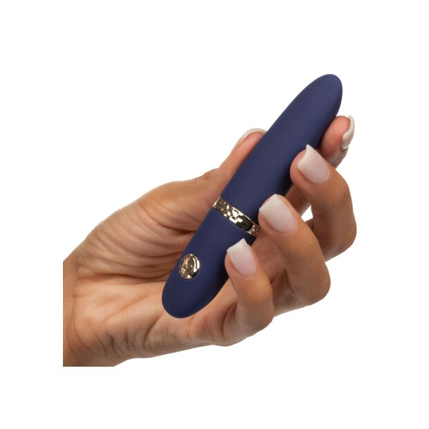 CalExotics Chic Daisy Blue Mini Vibrator Blau 10,75 cm