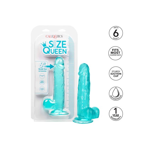 CalExotics Queen Size Dong Dildo Blau 20,25 cm