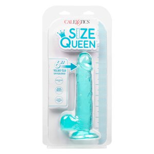 Queen Size Dong 6 Inch Blue 20cm