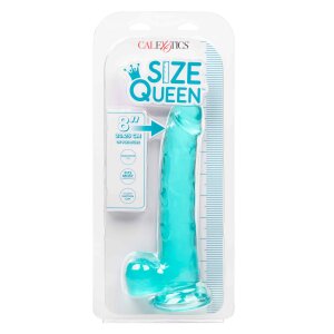 CalExotics Queen Size Dong Realistisch Blau 25,5 cm