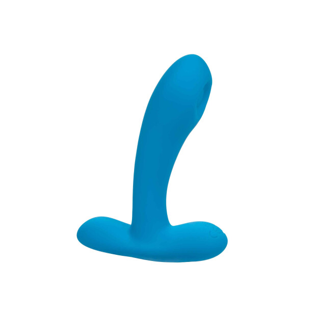 CalExotics Silicone Remote Puls Pleaser Vibrator Blau 11,5 cm ⌀ 2,5 cm