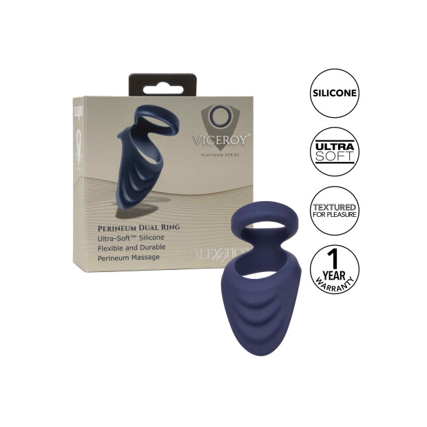 Viceroy Perineum Dual Ring Blue