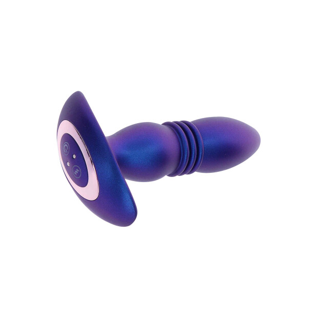 The Tough Thrusting Vibrating Plug Blue Metallic