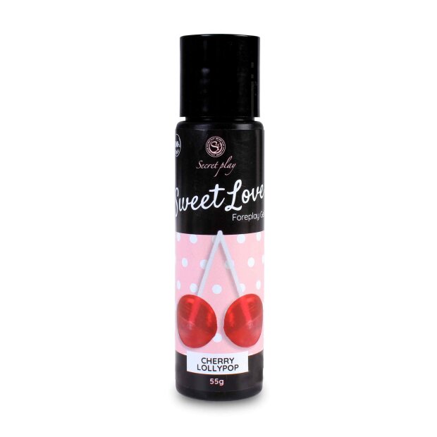 Sweet Love Foreplay Gel Cherry Lollipop - 55 g
