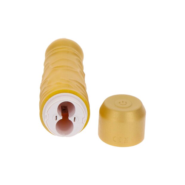 TOYJOY Gold Dicker Original Vibrator Gold 20,1 cm ⌀ 4,4 cm