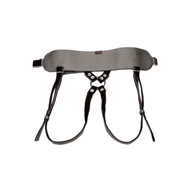 CalExotics The Royal Vibrating Set Strap-On Grau 17,75 cm ⌀ 5 cm Taille 162,5 cm