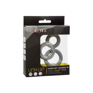 CalExotics Link Up UltraSoft Ultimate Set Penisringe Grau...