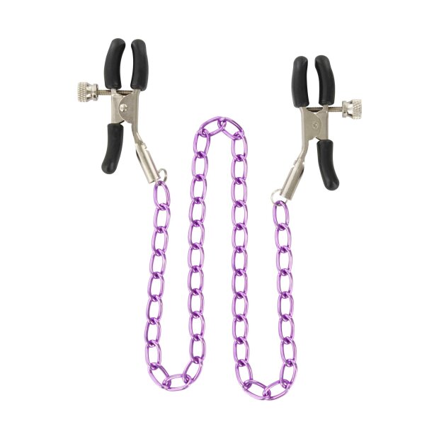 TOYJOY Stimulating Nipple Chain Nippelklemmen Lila