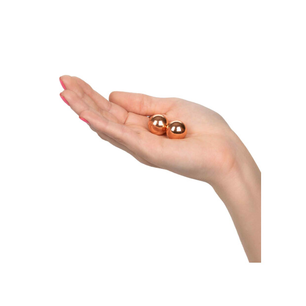 CalExotics Climax Weighted Balls Metal Liebeskugeln Bronze ⌀ 2 cm