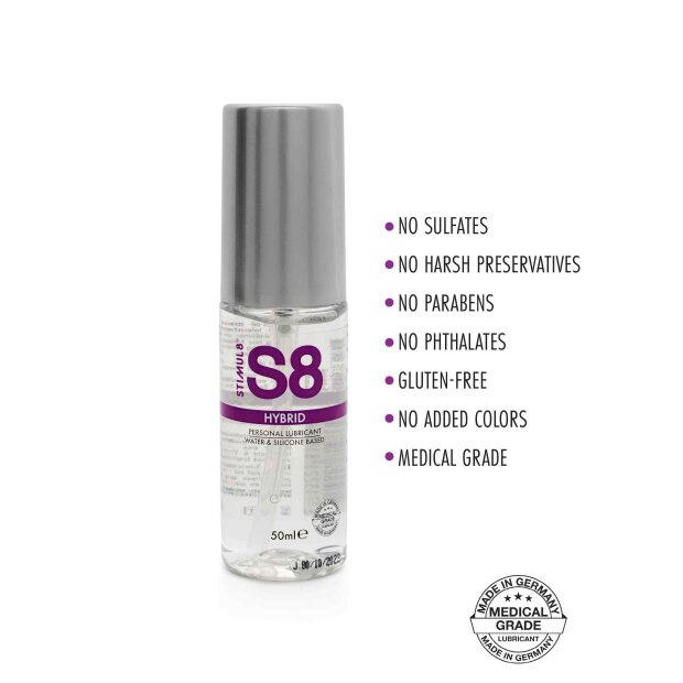 S8 Hybrid Lube 50ml Natural