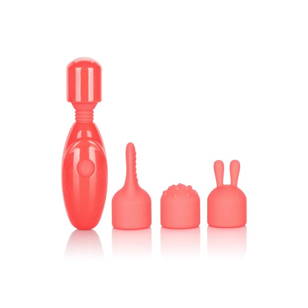 CalExotics Rechargeable Massager Kit Vibrator Orange 10,25 cm
