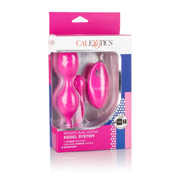 CalExotics Remote Dual Motor Kegel System Liebeskegel Pink ⌀ 3,25 cm