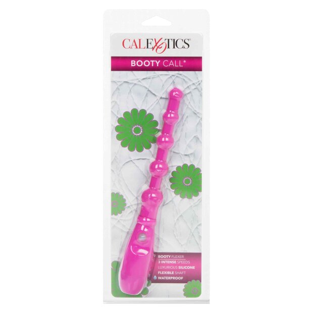 CalExotics Booty Call Booty Flexer Analkugeln Pink 14,5 cm ⌀ 2,5 cm