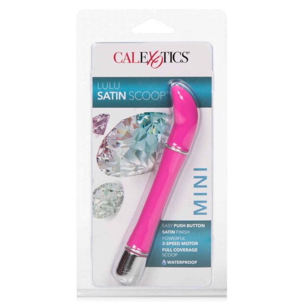 CalExotics Lulu Satin Scoop Vibrator Pink 12,75 cm