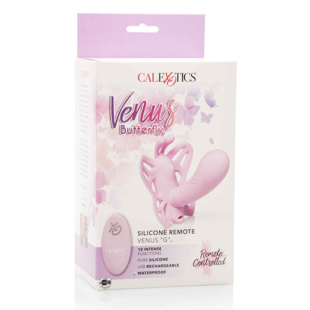CalExotics Butterfly Remote Venus G Pink Panty Vibrator 9 cm ⌀ 2,5 cm