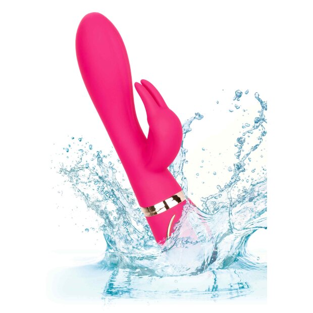 CalExotics Silicone Ultra-Soft Rabbit Vibrator Pink 22,75 cm ⌀ 5 cm