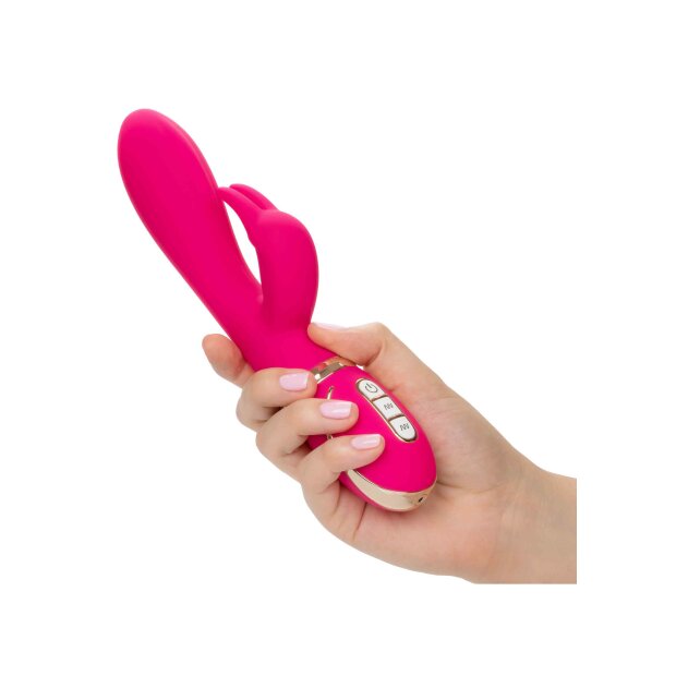 CalExotics Silicone Ultra-Soft Rabbit Vibrator Pink 22,75 cm ⌀ 5 cm