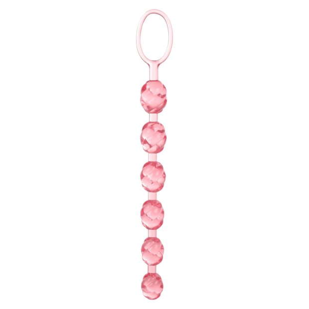 CalExotics Swirl Pleasure Beads Analkugeln Pink 20 cm ⌀ 2 cm