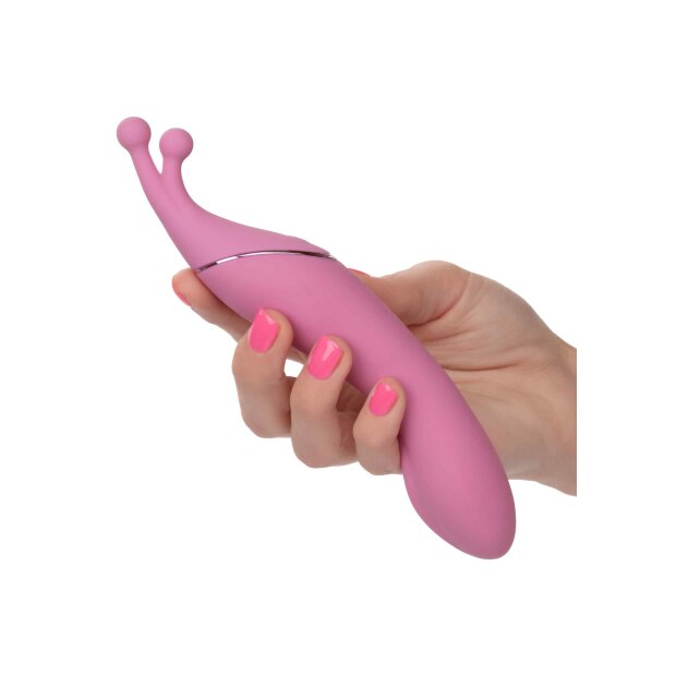 CalExotics Tempt And Tease Kiss Pink Vibrator 17,75 cm ⌀ 3,25 cm