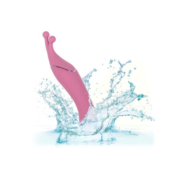 CalExotics Tempt And Tease Kiss Pink Vibrator 17,75 cm ⌀ 3,25 cm