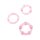 Stay Hard Three Rings Pink