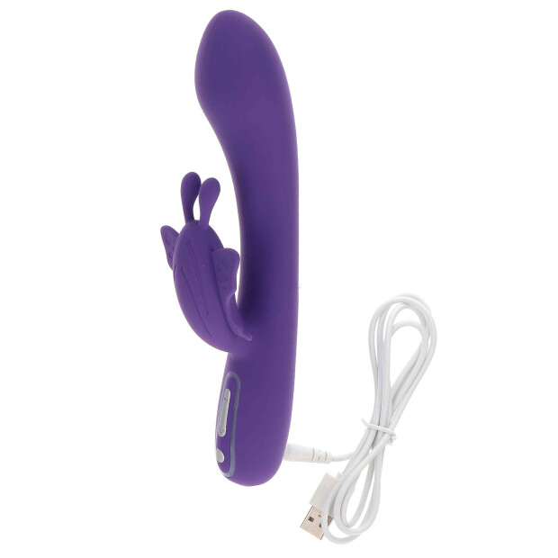 TOYJOY Fabulous Butterfly Vibrator Rabbit Lila 21,5 cm ⌀ 3,8 cm