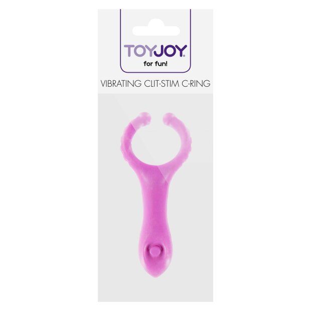 TOYJOY Vibrating Clit-Stim C-Ring Penisring Lila ⌀ 3 cm