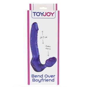 TOYJOY Bend Over Boyfriend Strap-On Lila 24,5 cm ⌀ 4 cm