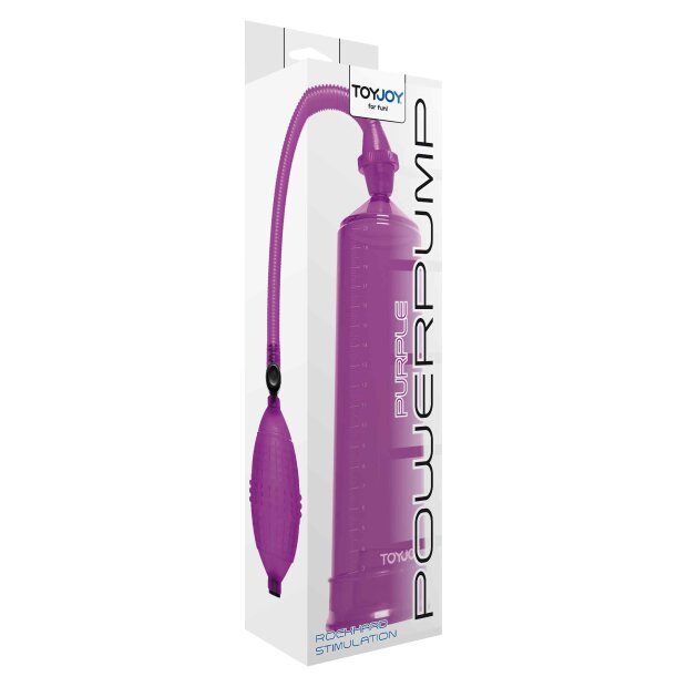 TOYJOY Power Pump Purple Penis Pumpe Lila 23 cm ⌀ 5,5 cm
