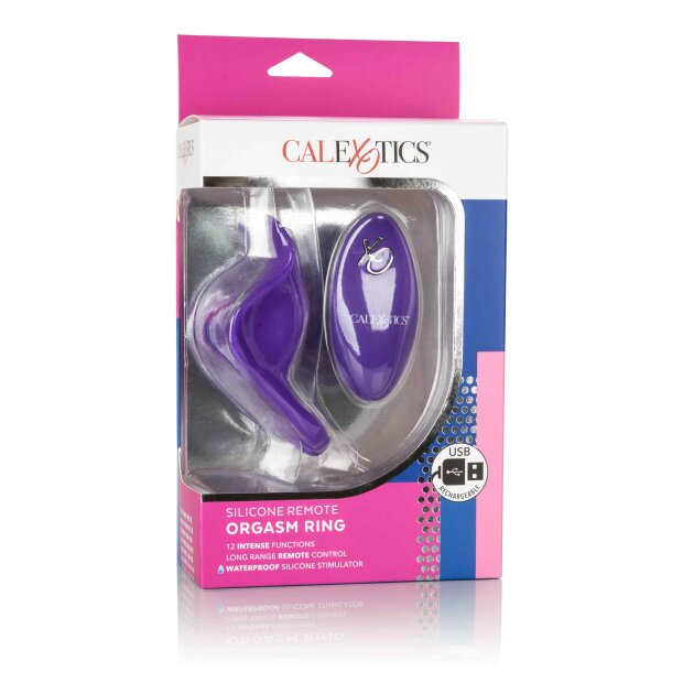 CalExotics Remote Orgasm Ring Vibration Lila ⌀ 2,5 cm