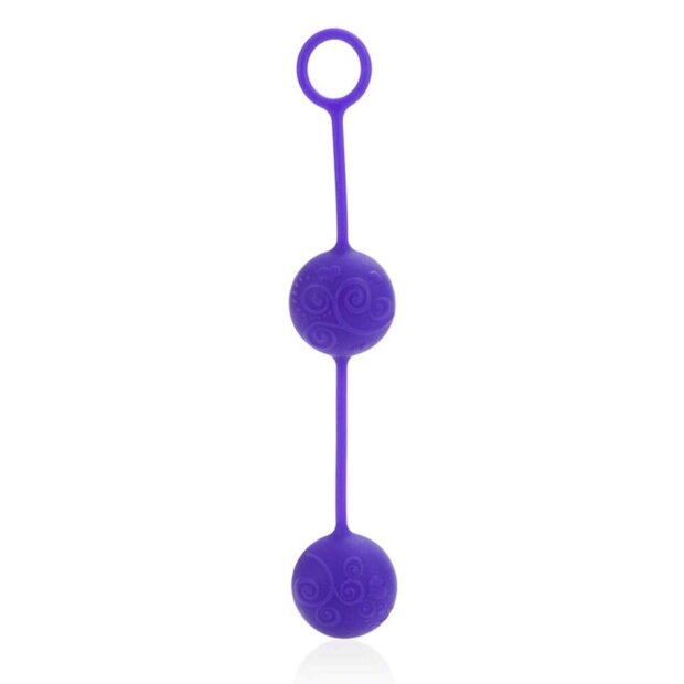 CalExotics Posh Silicone O Balls Liebeskugeln Lila ⌀ 3,75 cm