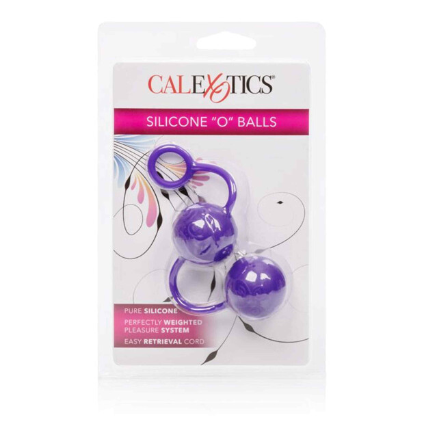 CalExotics Posh Silicone O Balls Liebeskugeln Lila ⌀ 3,75 cm