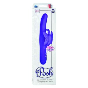 CalExotics Fluttering Butterfly Vibrator Lila 11,5 cm