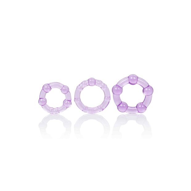 CalExotics Island Rings Penisringe Lila ⌀ 2 cm