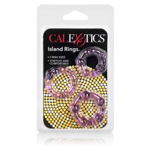 CalExotics Island Rings Penisringe Lila ⌀ 2 cm