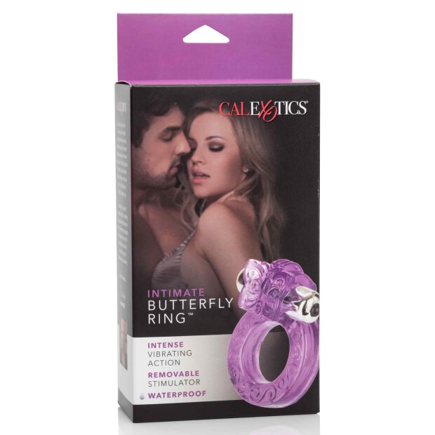 CalExotics Intimate Butterfly Ring Vibrierend Lila ⌀ 5 cm