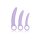 Alena Set of 3 Dilators Purple