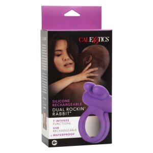 CalExotics Rockin Rabbit Enhancer Vibrationsring Lila