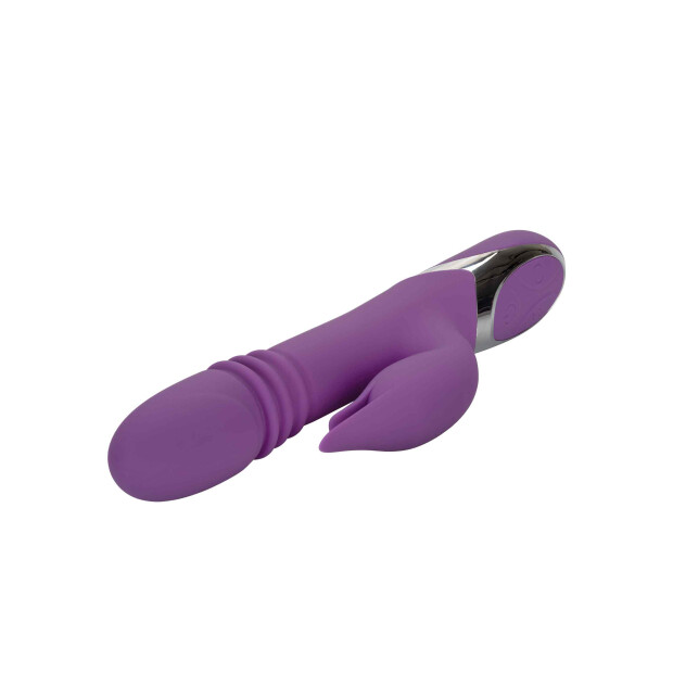 CalExotics Enchanted Kisser Rabbit Vibrator Lila 12,75 cm ⌀ 3,75 cm