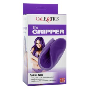 CalExotics Spiral Grip Purple Taschenmuschi Lila