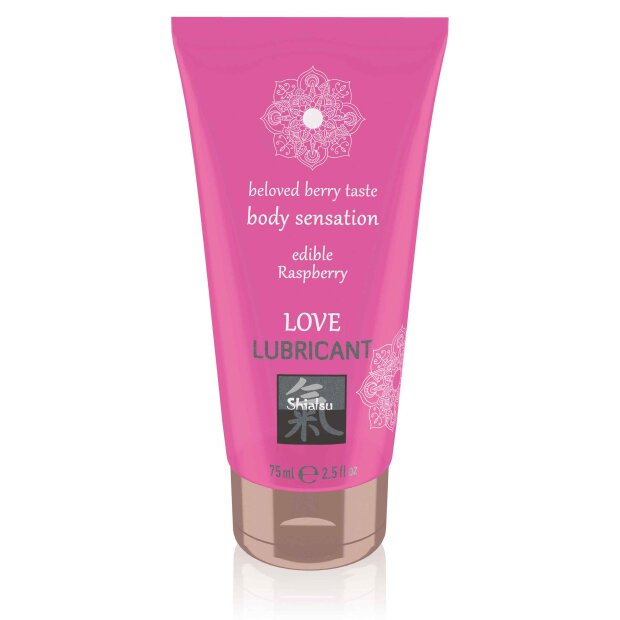 HOT Love Lubricant Edible Raspberry 75 ml