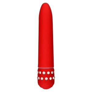TOYJOY Diamond Superbe Vibe Vibrator Rot 15,5 cm ⌀ 2,5 cm