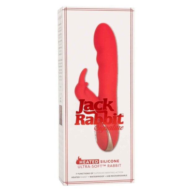 Heated Ultra-Soft Rabbit Red