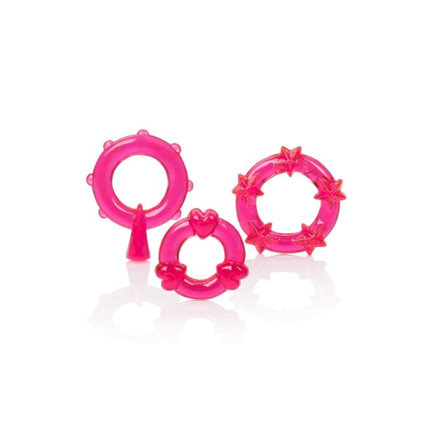 CalExotics Magic C-Rings Penisringe Pink ⌀ 2 cm