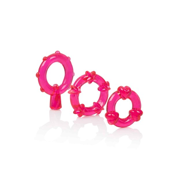 CalExotics Magic C-Rings Penisringe Pink ⌀ 2 cm