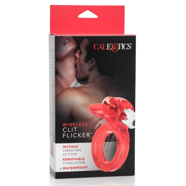 CalExotics Clit Flicker Penisring Rot ⌀ 5 cm