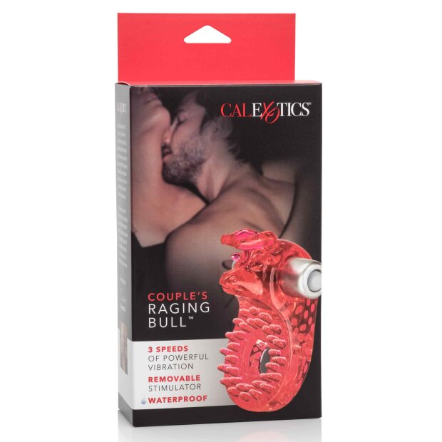 CalExotics Couples Raging Bull Vibrationsring Rot ⌀ 5 cm