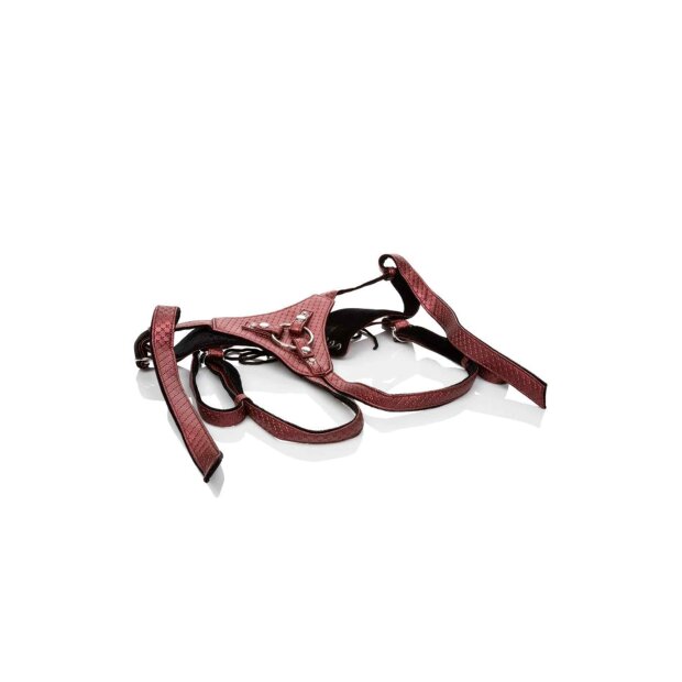 CalExotics The Regal Queen Strap-On Rot Taille bis 162,5 cm
