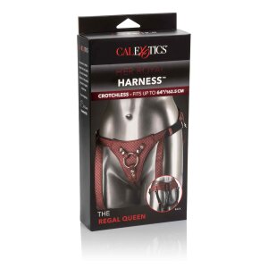 CalExotics The Regal Queen Strap-On Rot Taille bis 162,5 cm